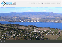 Tablet Screenshot of einfeldlaw.com
